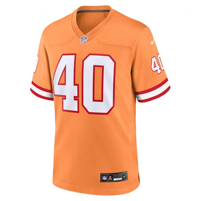 Mike Alstott Tampa Bay Buccaneers Nike Throwback Game Jersey - Orange