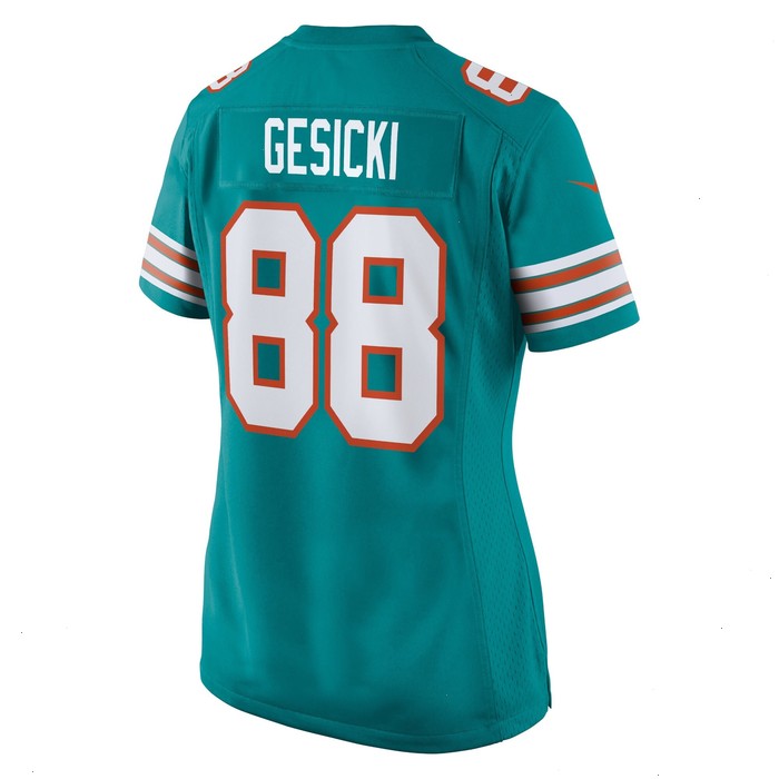 Mike Gesicki Miami Dolphins Nike Women's Player Jersey - Aqua