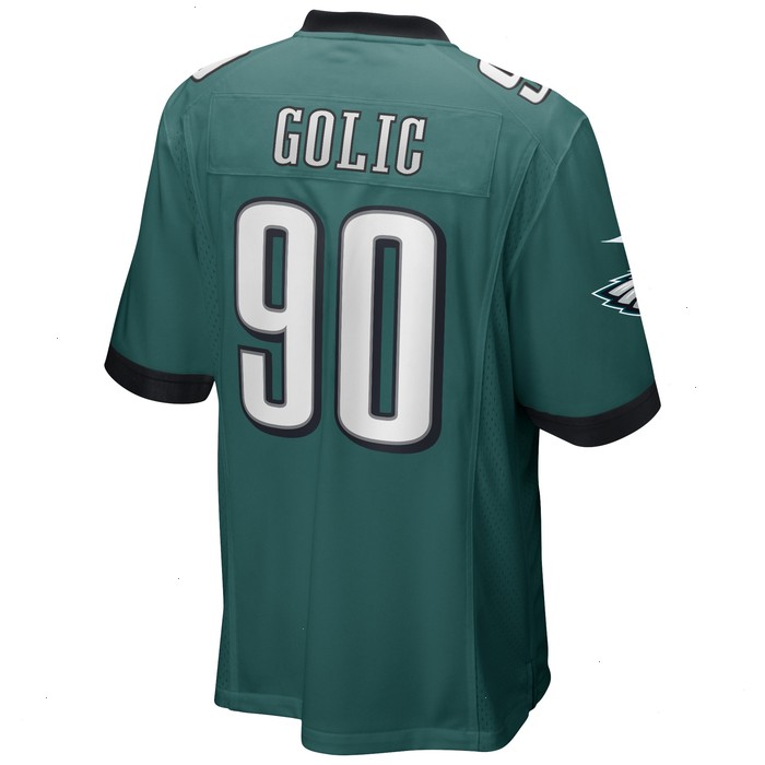 Mike Golic Philadelphia Eagles Nike Game Retired Player Jersey - Midnight Green