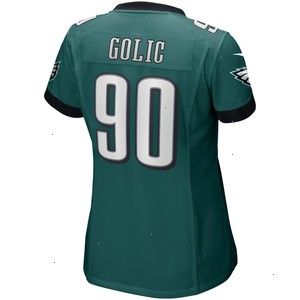 Mike Golic Philadelphia Eagles Nike Women's Game Retired Player Jersey - Midnight Green