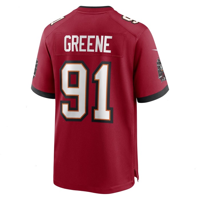 Mike Greene Tampa Bay Buccaneers Nike Game Player Jersey - Red