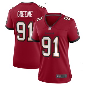 Mike Greene Tampa Bay Buccaneers Nike Women's Game Player Jersey - Red