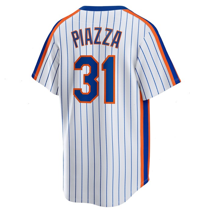 Mike Piazza New York Mets Nike Home Cooperstown Collection Player Jersey - White