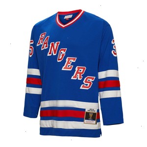 Mike Richter New York Rangers Mitchell & Ness 1993/94 Blue Line Player Jersey - Blue