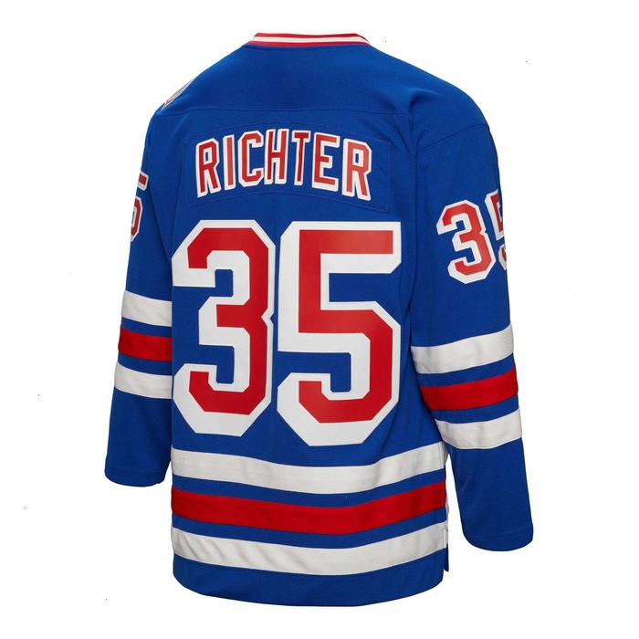 Mike Richter New York Rangers Mitchell & Ness 1993/94 Blue Line Player Jersey - Blue