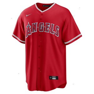 Mike Trout Los Angeles Angels Nike Alternate Replica Player Name Jersey - Red