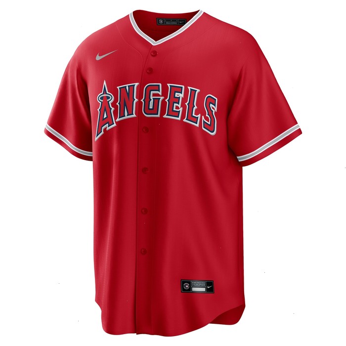 Mike Trout Los Angeles Angels Nike Alternate Replica Player Name Jersey - Red