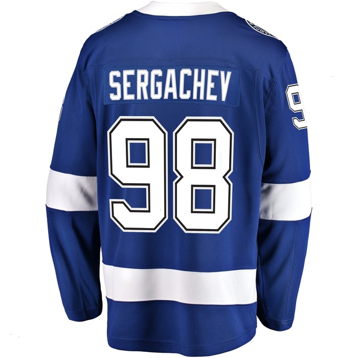 Mikhail Sergachev Tampa Bay Lightning Fanatics Branded Home Breakaway Player Jersey - Blue