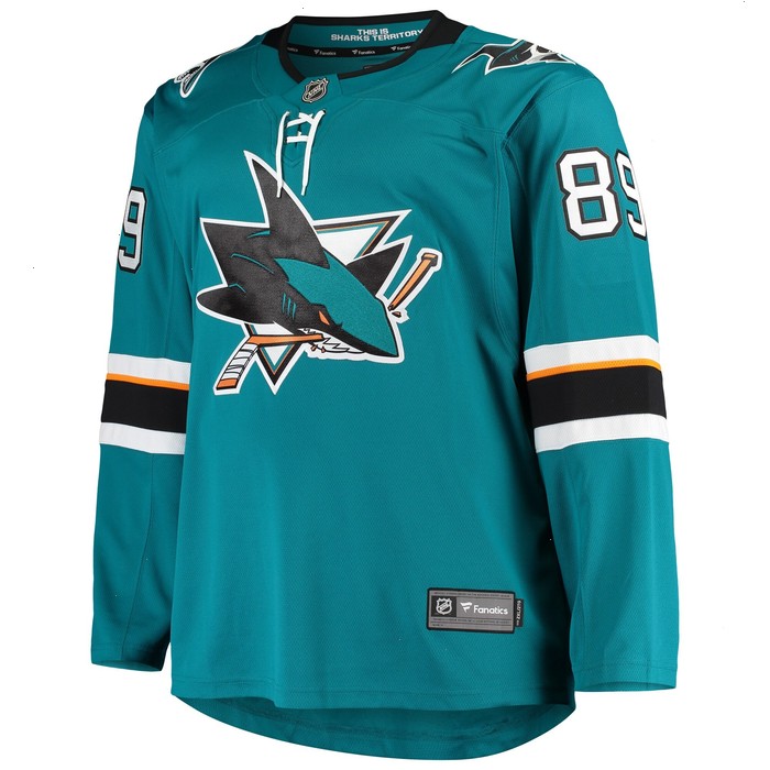 Mikkel Boedker San Jose Sharks Fanatics Branded Breakaway Home Player Jersey - Teal