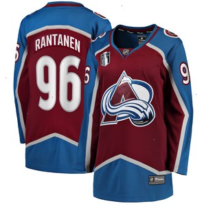 Mikko Rantanen Colorado Avalanche Fanatics Branded Women's Home 2022 Stanley Cup Final Breakaway Player Jersey - Burgundy