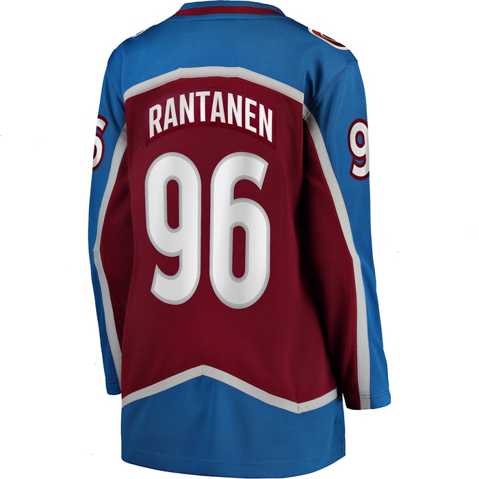 Mikko Rantanen Colorado Avalanche Women's Home 2022 Stanley Cup Champions Breakaway Player Jersey - Burgundy