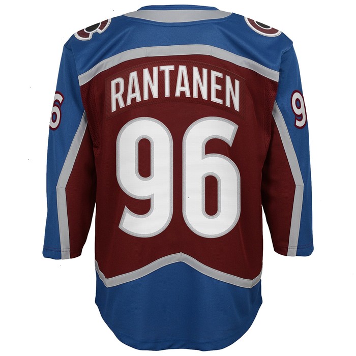 Mikko Rantanen Colorado Avalanche Youth Home 2022 Stanley Cup Champions Premier Player Jersey - Burgundy