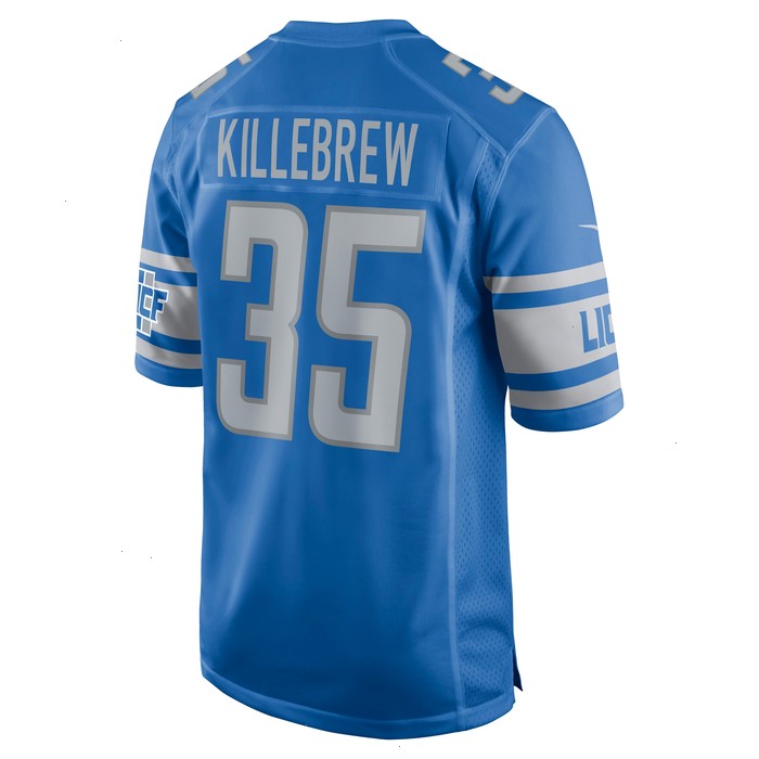 Miles Killebrew Detroit Lions Nike Game Jersey - Blue