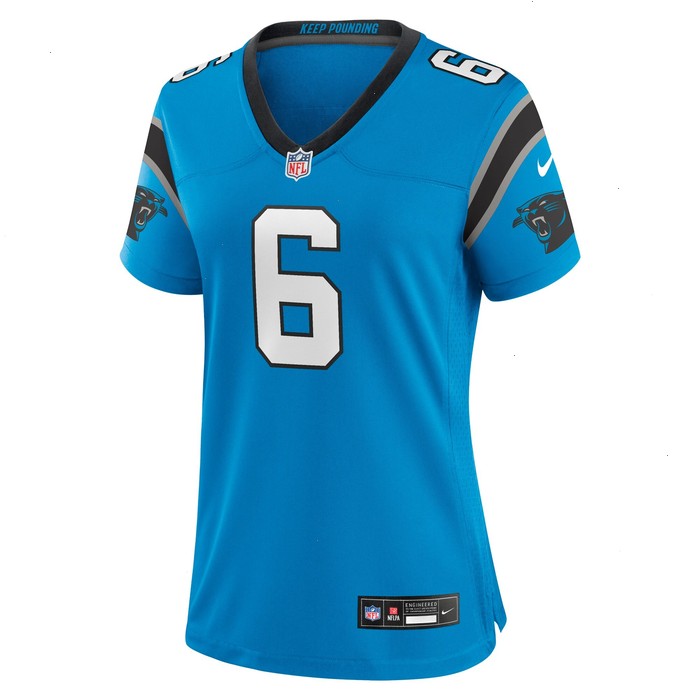 Miles Sanders Carolina Panthers Nike Women's Team Game Jersey - Blue