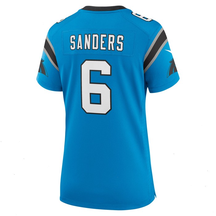 Miles Sanders Carolina Panthers Nike Women's Team Game Jersey - Blue