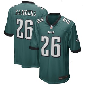 Miles Sanders Philadelphia Eagles Nike Game Player Jersey - Midnight Green