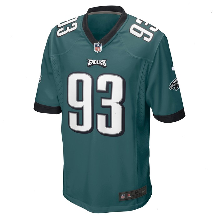 Milton Williams Philadelphia Eagles Nike Game Jersey - Midnight Green