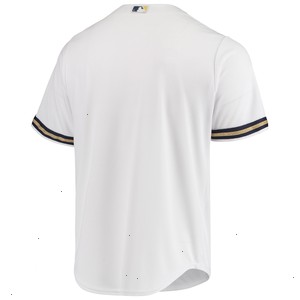 Milwaukee Brewers Majestic Team Official Jersey - White