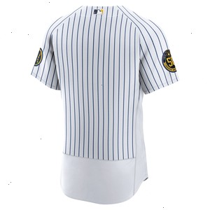 Milwaukee Brewers Nike Alternate Authentic Team Jersey - White