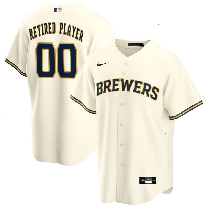 Milwaukee Brewers Nike Home Pick-A-Player Retired Roster Replica Jersey - Cream