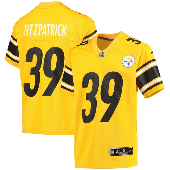 Minkah Fitzpatrick Pittsburgh Steelers Nike Youth Inverted Team Game Jersey - Gold