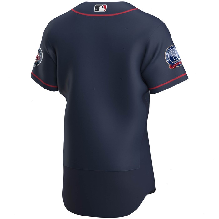 Minnesota Twins Nike 60th Season Alternate Authentic Team Jersey - Navy