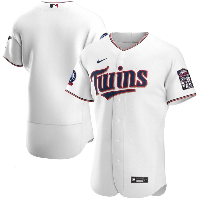 Minnesota Twins Nike 60th Season Home Authentic Team Jersey - White