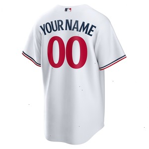 Minnesota Twins Nike Home Replica Custom Jersey - White