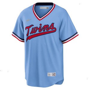 Minnesota Twins Nike Road Cooperstown Collection Team Jersey - Light Blue