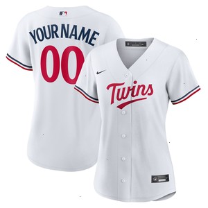 Minnesota Twins Nike Women's Home Replica Custom Jersey - White