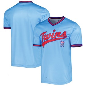 Minnesota Twins Stitches Cooperstown Collection Team Jersey - Light Blue