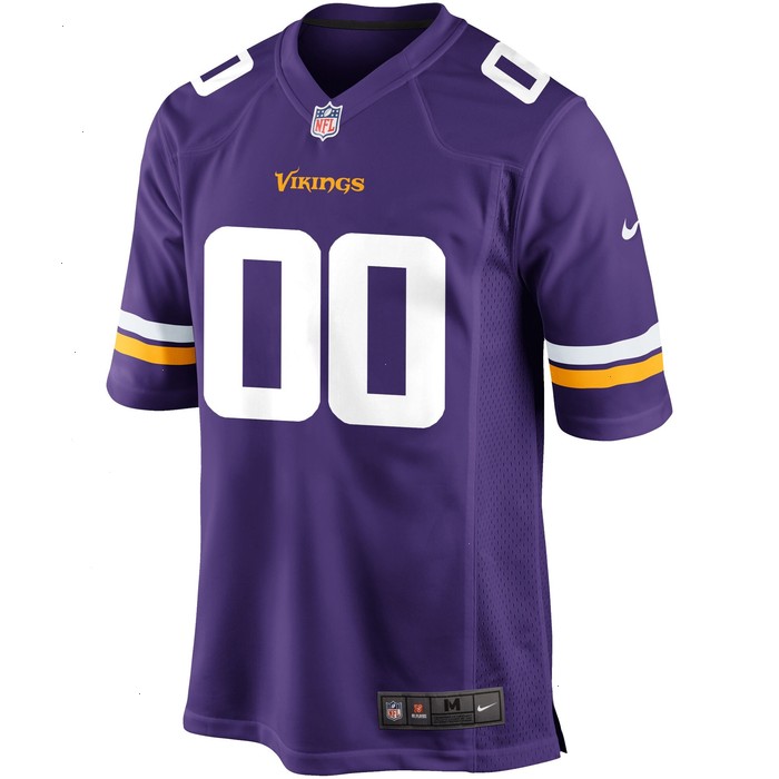 Minnesota Vikings Nike Custom Game Jersey - Purple