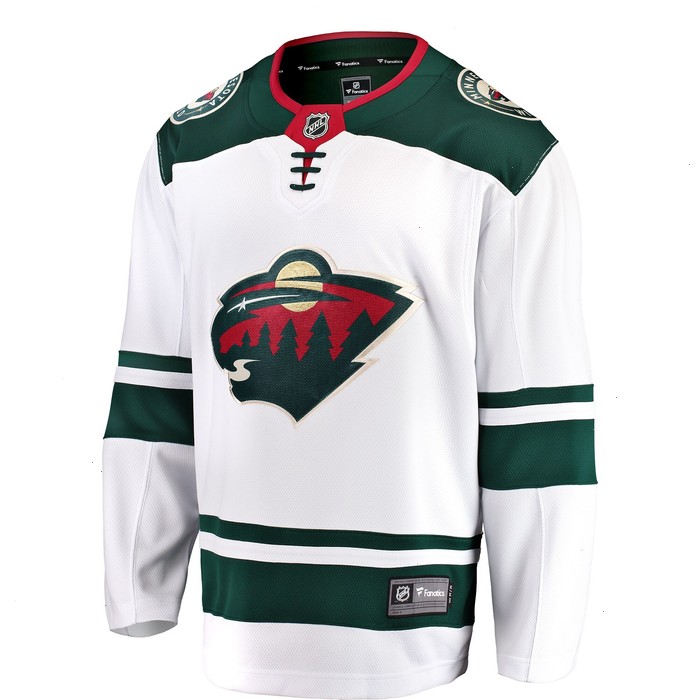 Minnesota Wild Fanatics Branded Breakaway Away Jersey - White