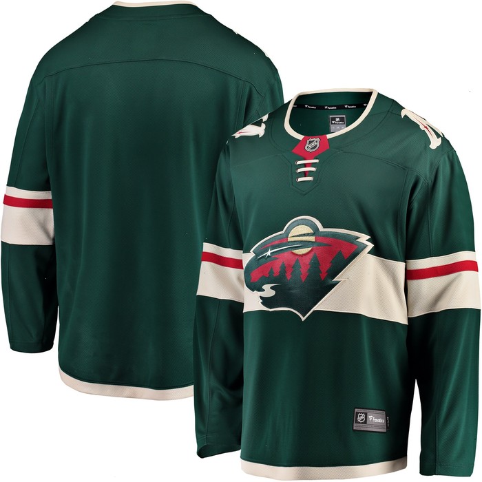 Minnesota Wild Fanatics Branded Breakaway Home Jersey - Green