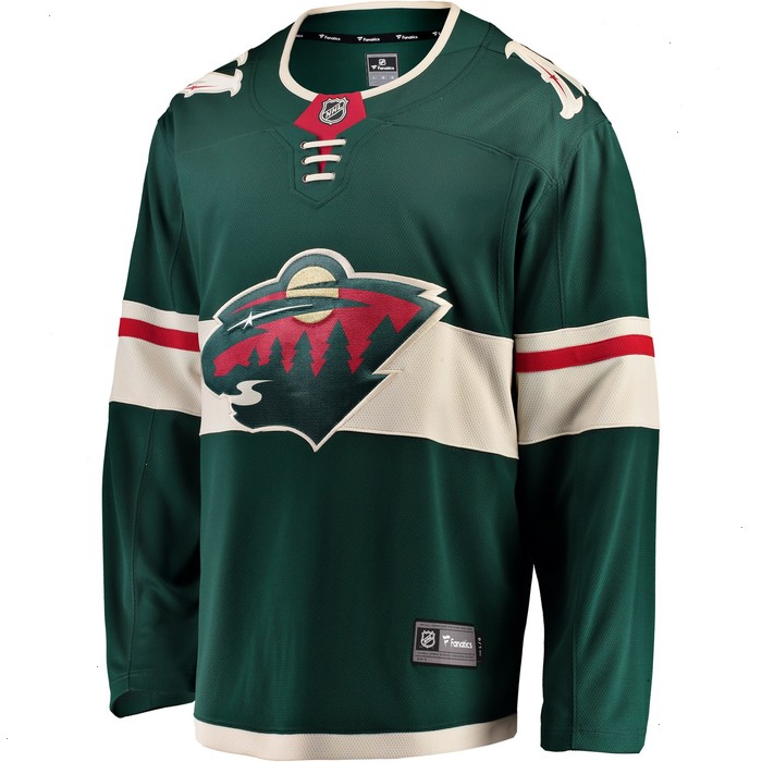 Minnesota Wild Fanatics Branded Breakaway Home Jersey - Green