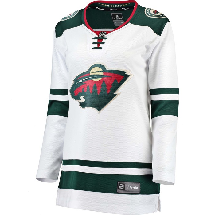 Minnesota Wild Fanatics Branded Women's Away Breakaway Jersey - White