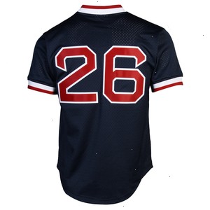 Mitchell & Ness Wade Boggs Boston Red Sox 1992 Authentic Cooperstown Collection Batting Practice Jersey - Navy Blue