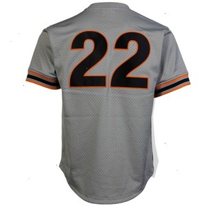 Mitchell & Ness Will Clark San Francisco Giants 1989 Authentic Cooperstown Collection Batting Practice Jersey - Gray