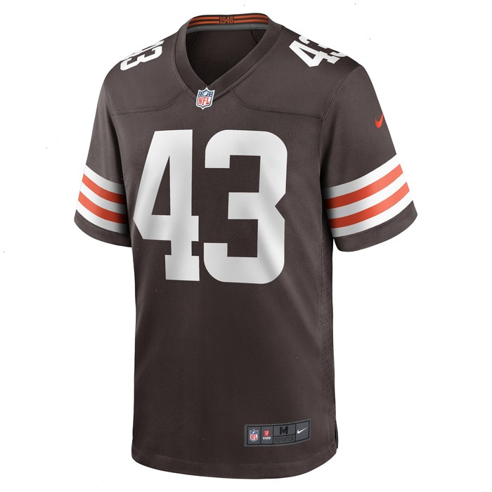 Mohamoud Diabate Cleveland Browns Nike Team Game Jersey - Brown