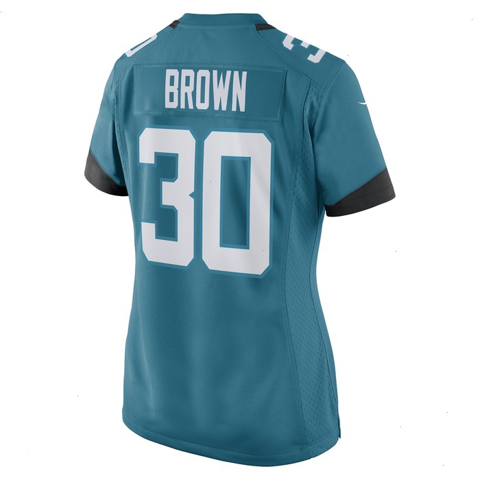 Montaric Brown Jacksonville Jaguars Nike Women's Game Player Jersey - Teal