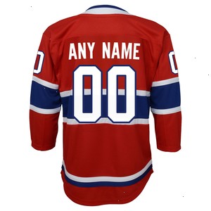 Montreal Canadiens Youth Home Premier Custom Jersey - Red