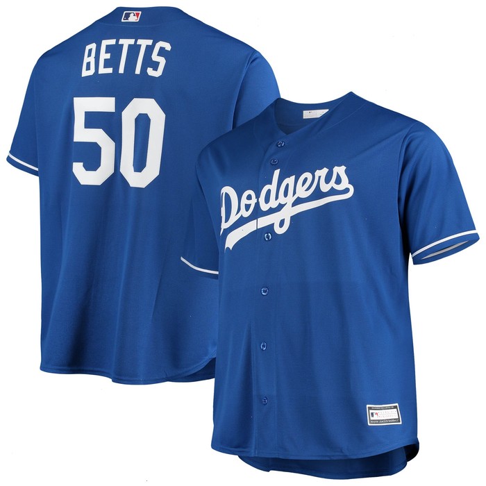 Mookie Betts Los Angeles Dodgers Majestic Big & Tall Replica Player Jersey - Royal