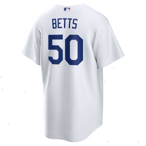 Mookie Betts Los Angeles Dodgers Nike Home Replica Player Name Jersey - White