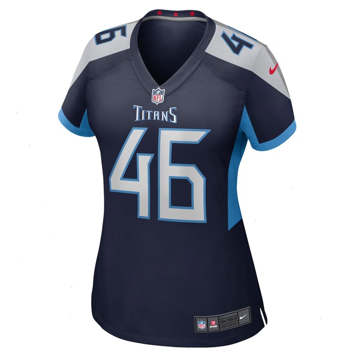 Morgan Cox Tennessee Titans Nike Women's Game Jersey - Navy