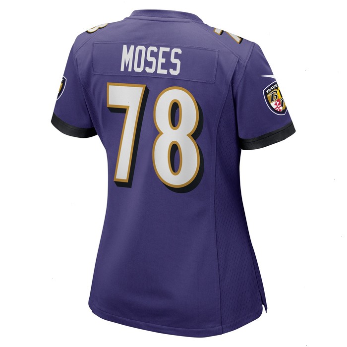 Morgan Moses Baltimore Ravens Nike Women's Game Player Jersey - Purple