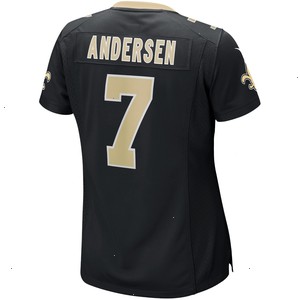 Morten Andersen New Orleans Saints Nike Women's Game Retired Player Jersey - Black