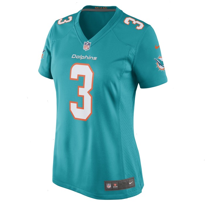 Myles Gaskin Miami Dolphins Nike Women's Game Player Jersey - Aqua