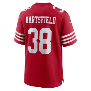 Myles Hartsfield San Francisco 49ers Nike Game Player Jersey - Scarlet