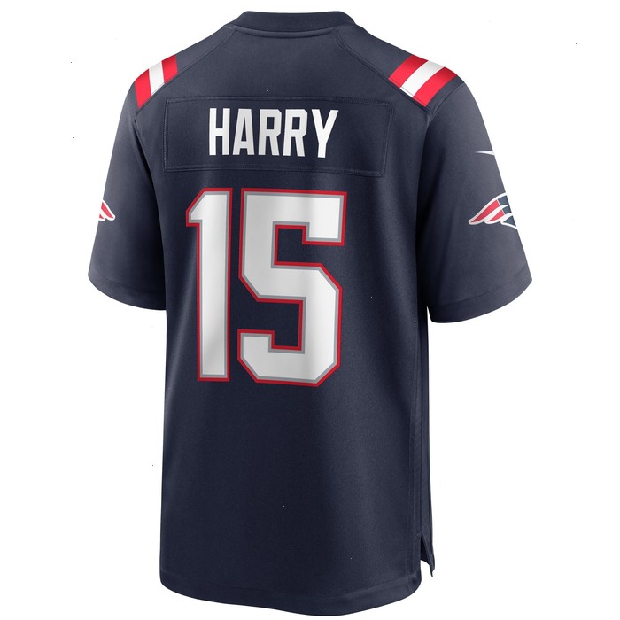 N'Keal Harry New England Patriots Nike Game Jersey - Navy