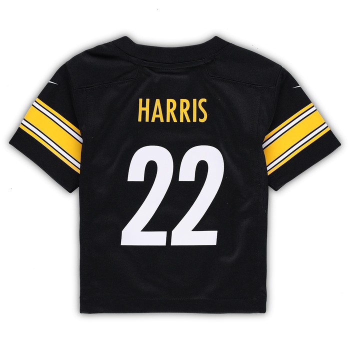 Najee Harris Pittsburgh Steelers Nike Infant Player Game Jersey - Black